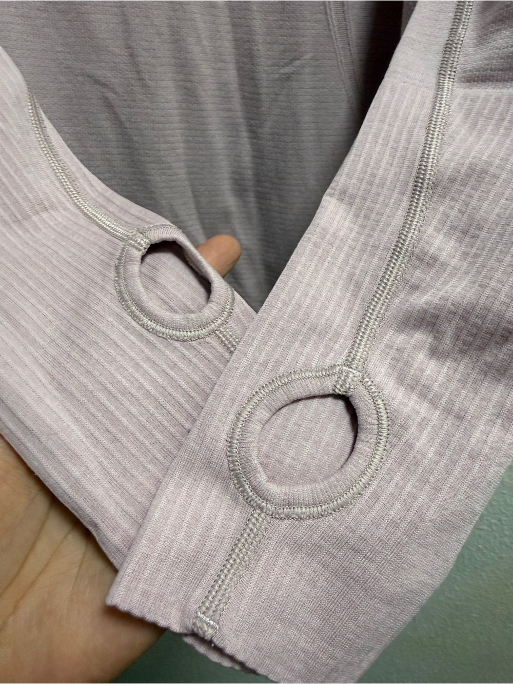 lululemon athletica swifly tech long sleeve 2.0 size 8 light Pink Top - Picture 4 of 10